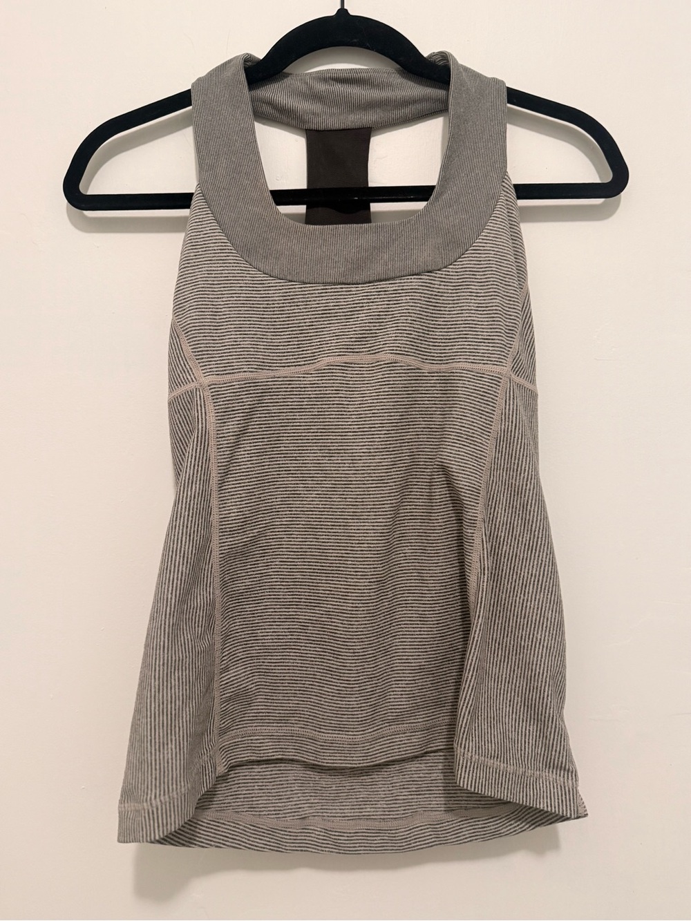 Lululemon Women's Gray halter and racer back Performance Tank Top